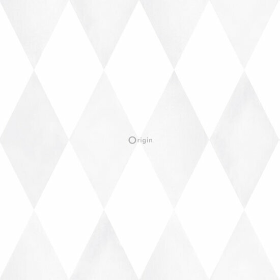 Origin Wallcoverings Hide &amp; Seek 337220 - Wit / Grijs Behang
