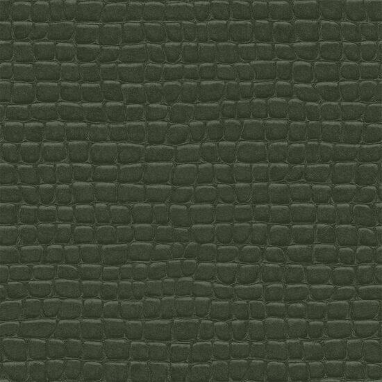 Origin Wallcoverings Luxury Skins 347781 - Groen Behang