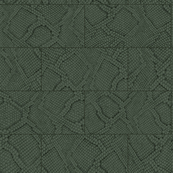Origin Wallcoverings Luxury Skins 347789 - Groen Behang