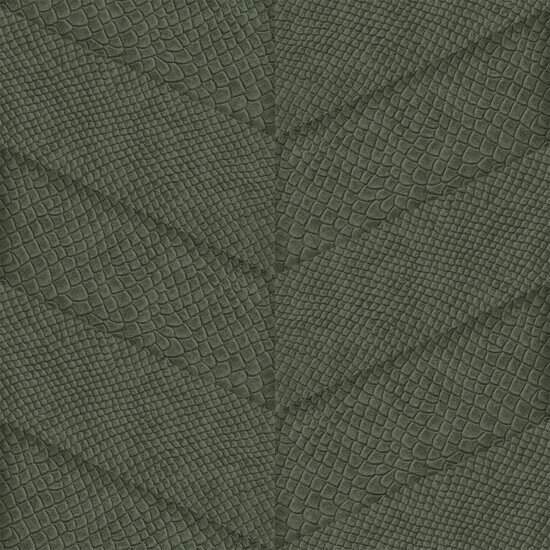 Origin Wallcoverings Luxury Skins 347793 - Groen Behang