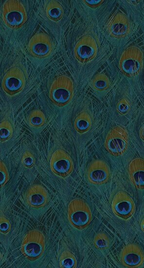 Origin Wallcoverings Luxury Skins 357245 - Groen / Blauw Behang