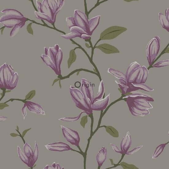 Origin Wallcoverings Manor House 347052 - Paars Behang