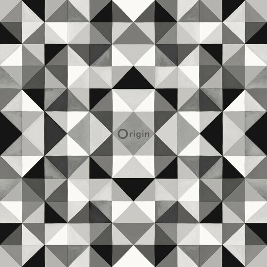 Origin Wallcoverings Mariska Meijers 346913 - Zwart / Wit Behang