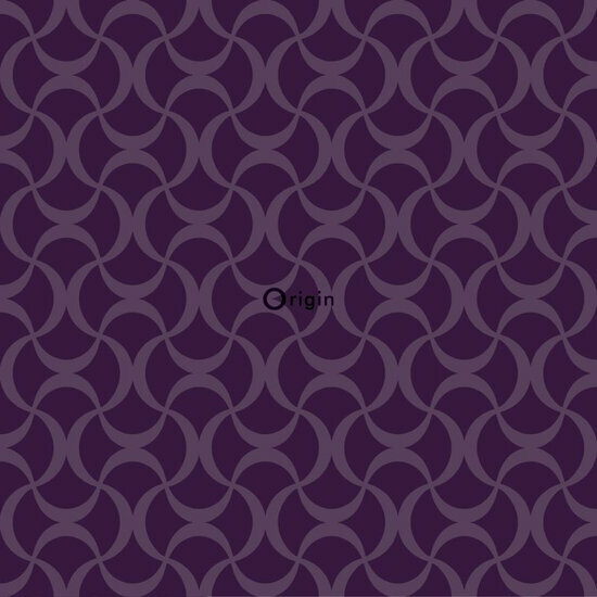 Origin Wallcoverings Metropolitan 345736 - Paars Behang