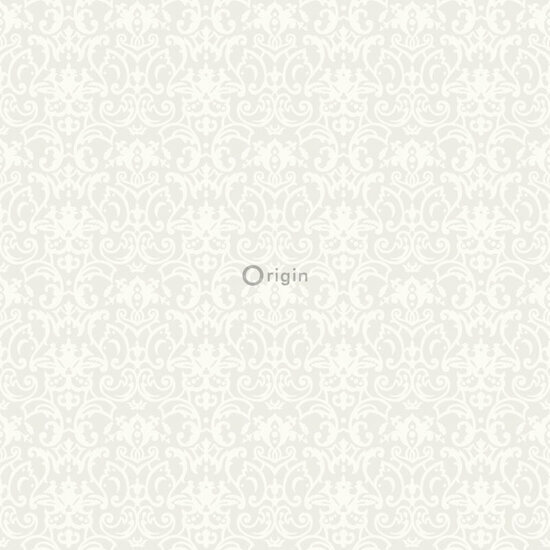 Origin Wallcoverings Palais Royal 346536 - Wit / Grijs Behang