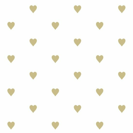 Origin Wallcoverings Precious 347679 - Wit / Goud Behang