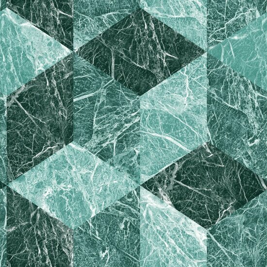 Origin Wallcoverings Raw Elegance 347319 - Groen Behang