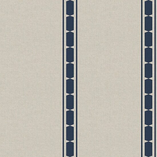 Noordwand Arch&eacute; 39037 Cr&egrave;me Blauw Behang