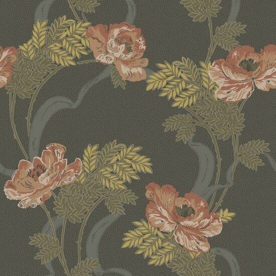 Dutch Wall Decor Gammalsvenska Klassiker 521-03 Zwart Behang