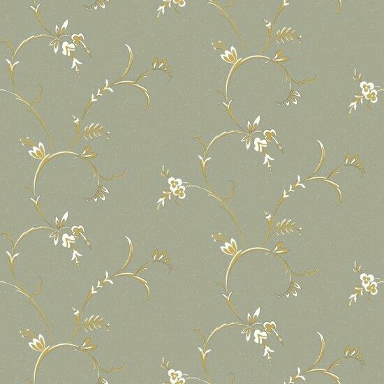 Dutch Wall Decor Gammalsvenska Klassiker 523-03 Groen Behang