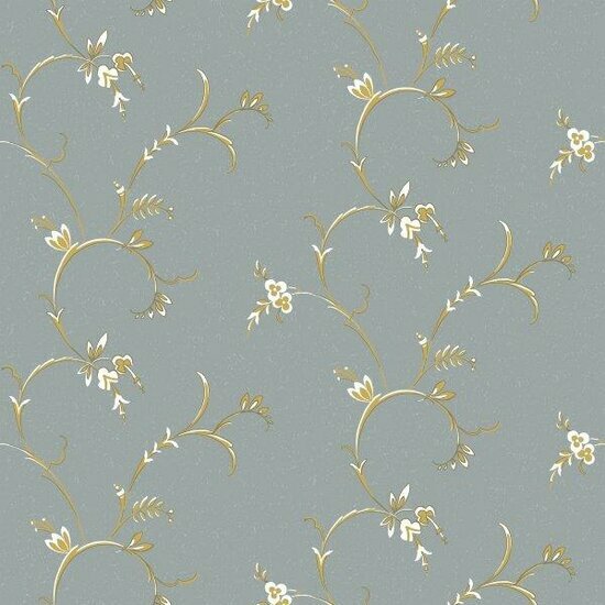 Dutch Wall Decor Gammalsvenska Klassiker 523-04 Blauw Behang