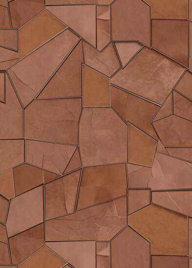 Dutch Wall Decor Elle Decoration 4 10445-13 / 1044513 Terracotta Behang