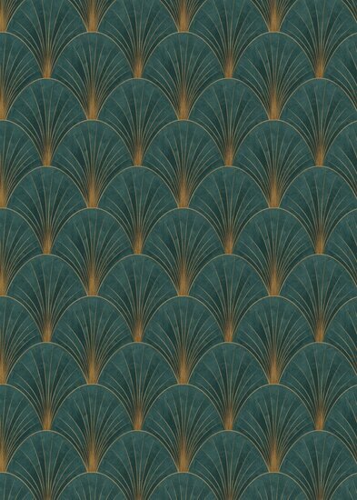 Dutch Wall Decor Elle Decoration 4 10451-19 / 1045119 Petrol Behang