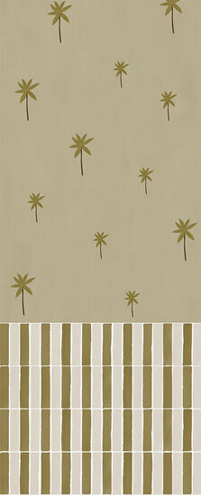 Eijffinger The Home Style Club - Palm Springs - Beige - 340711 - Behang