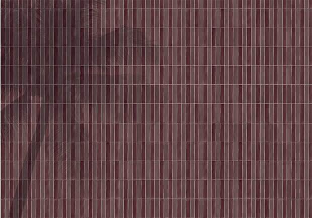 Eijffinger The Home Style Club - Palm Springs - Paars - 340743 - Behang