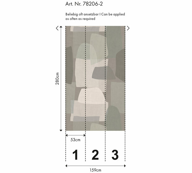 AS Creation Anna D&#039;Andrea - 78206-2 / 782062 Grijs