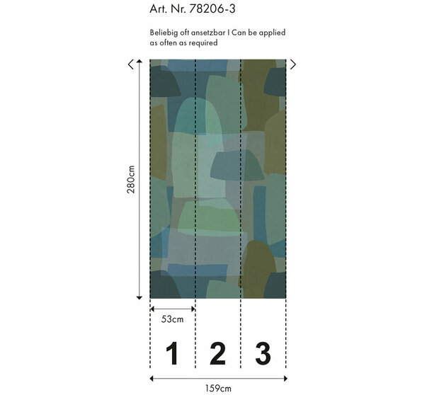 AS Creation Anna D&#039;Andrea - 78206-3 / 782063 Blauw