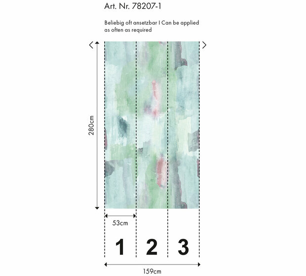 AS Creation Anna D&#039;Andrea - 78207-1 / 782071 Blauw