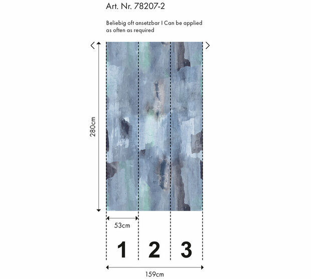 AS Creation Anna D&#039;Andrea - 78207-2 / 782072 Blauw