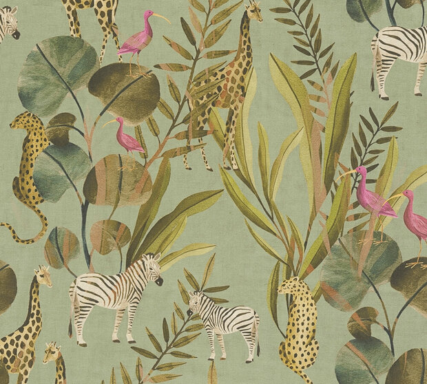 AS Creation Anna D&#039;Andrea - 78218-1 / 782181 Groen