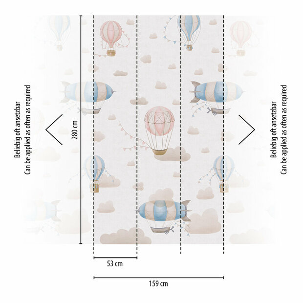 AS Creation Lilly &amp; Luis - 77061-1 / 770611 Blauw