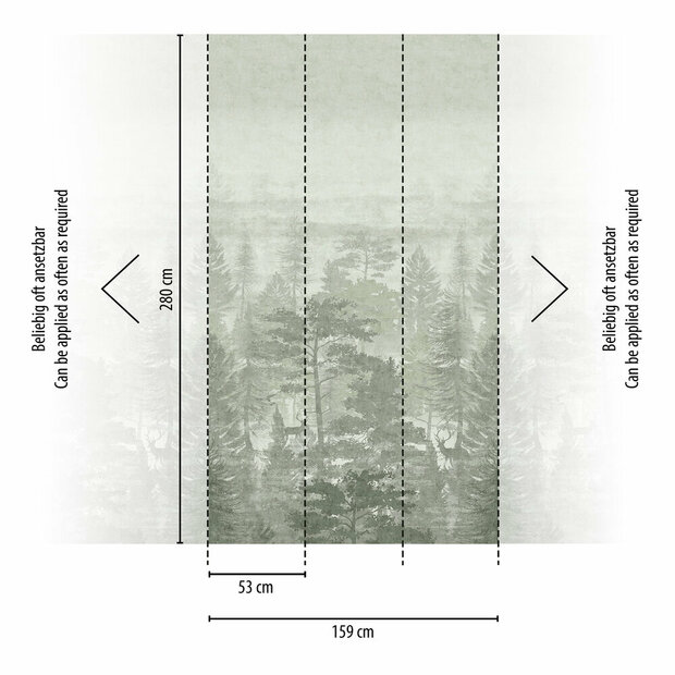 AS Creation Lilly &amp; Luis - 77069-1 / 770691 Groen