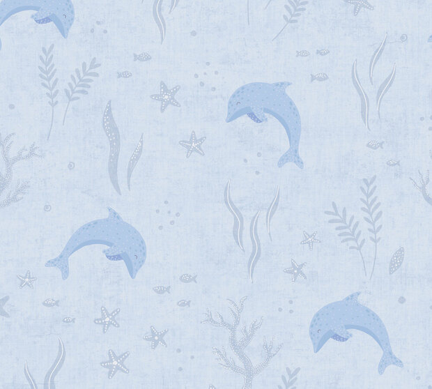 AS Creation Lilly &amp; Luis - 77132-1 / 771321 Blauw