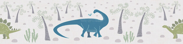 AS Creation Lilly &amp; Luis Behangrand - 77141-1 / 771411 Blauw