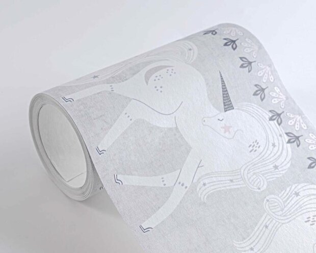 AS Creation Lilly &amp; Luis Behangrand - 77147-1 / 771471 Grijs