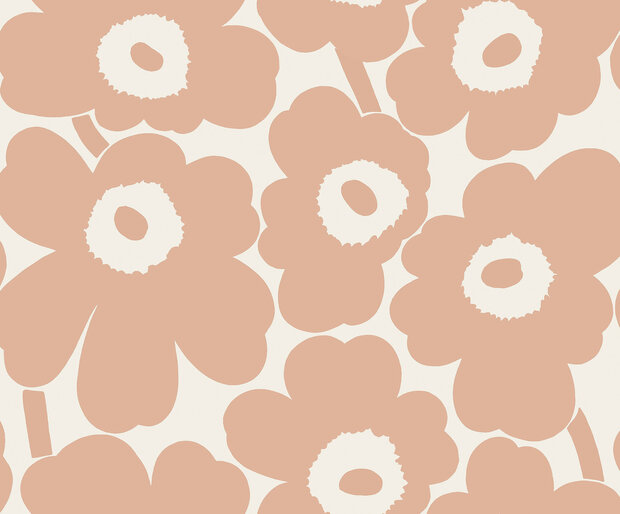 HookedOnWalls Marimekko Volume 07 (incl. Gratis Lijm*) 25902 Cr&egrave;me / Oranje