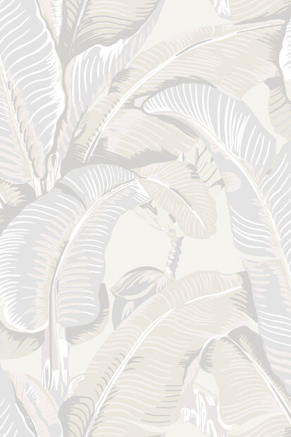 HookedOnWalls Scalamandre (incl. Gratis Lijm*) JV26009 Wit / Cr&egrave;me