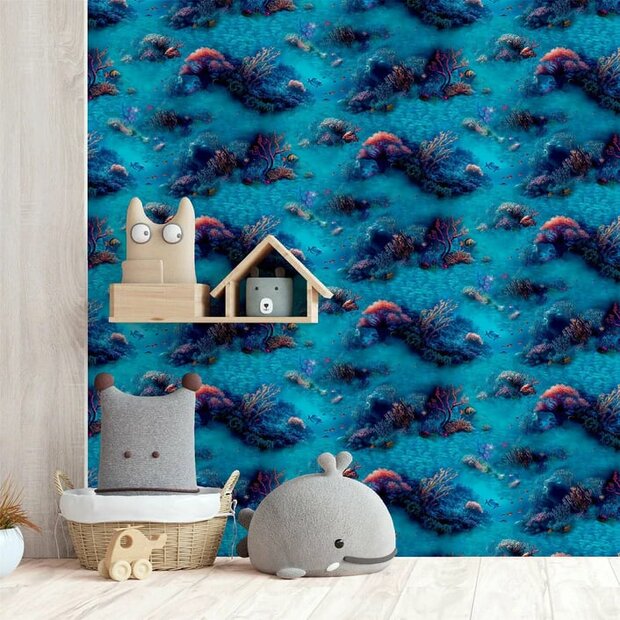 Arthouse Signature Collection behang Under The Sea Blue 923808