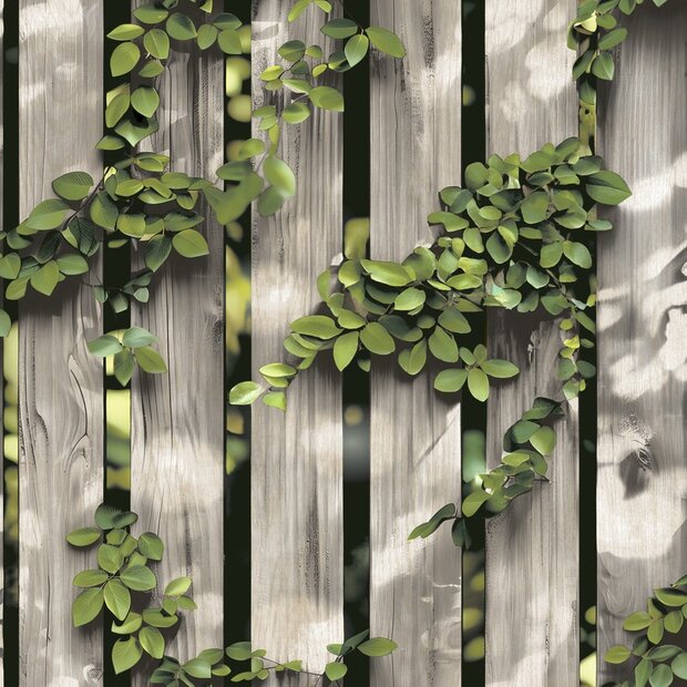 Dutch Wallcoverings Illusion M889-07 Groen / Taupe