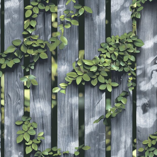 Dutch Wallcoverings Illusion M889-09 Blauw / Groen