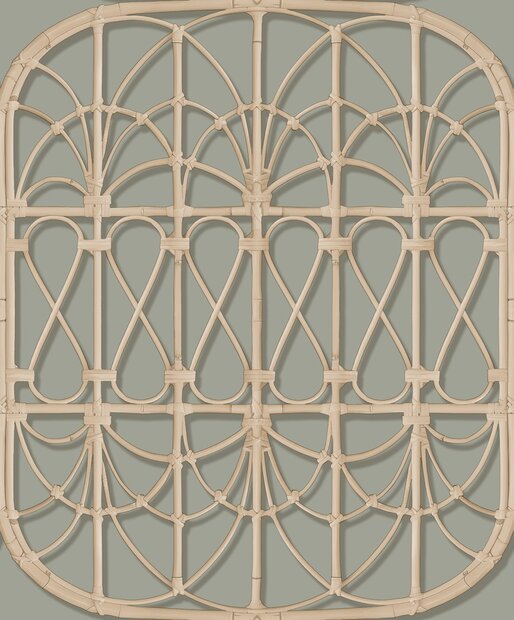 Dutch Wallcoverings Illusion M893-09 Groen / Beige