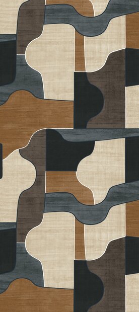 Casamance Modernismo (incl. Gratis Lijm*) 76820406 - Bruin