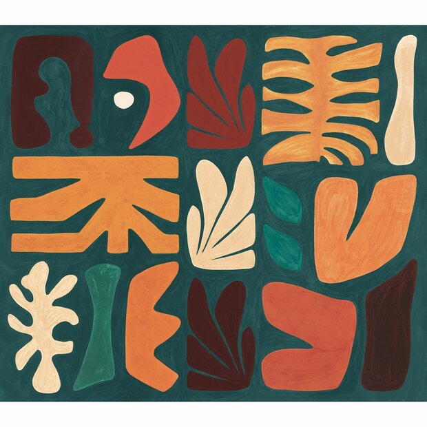 Casamance Modernismo (incl. Gratis Lijm*) 76863568 - Blauw