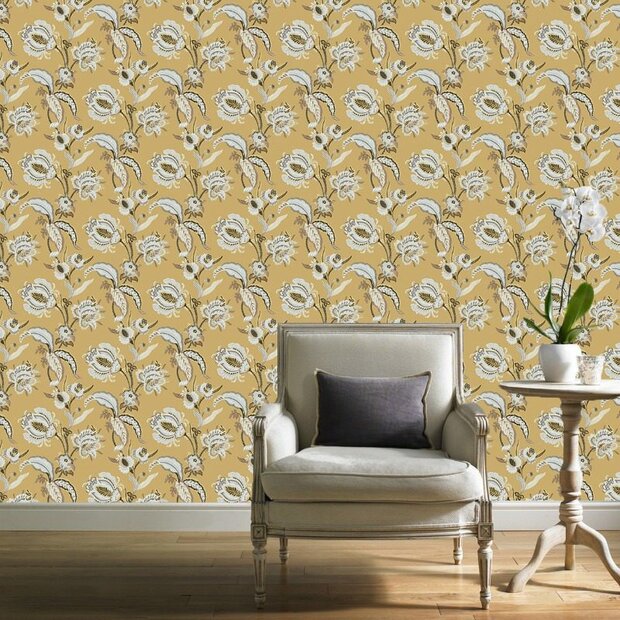 Noordwand Flora 18552 Geel - Grijs