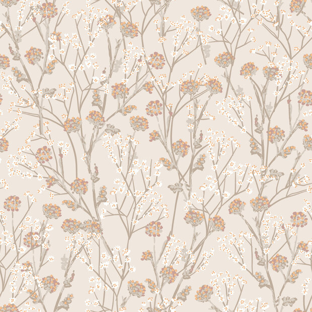 Dutch Wallcoverings Flora M880-07 - Beige