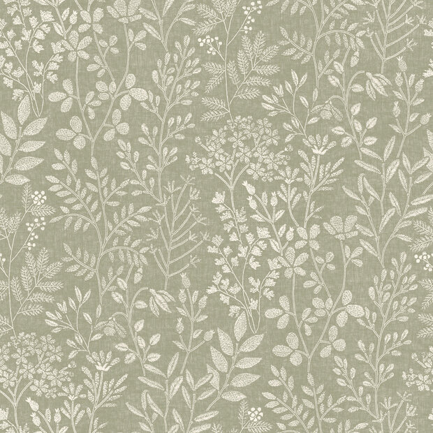 Dutch Wallcoverings Karuna 205003 - Groen
