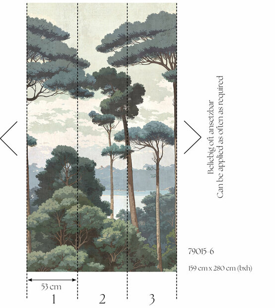 AS Creation Metropolitan Stories Hot Spots Fotobehang Groen - 79015-6 / 790156