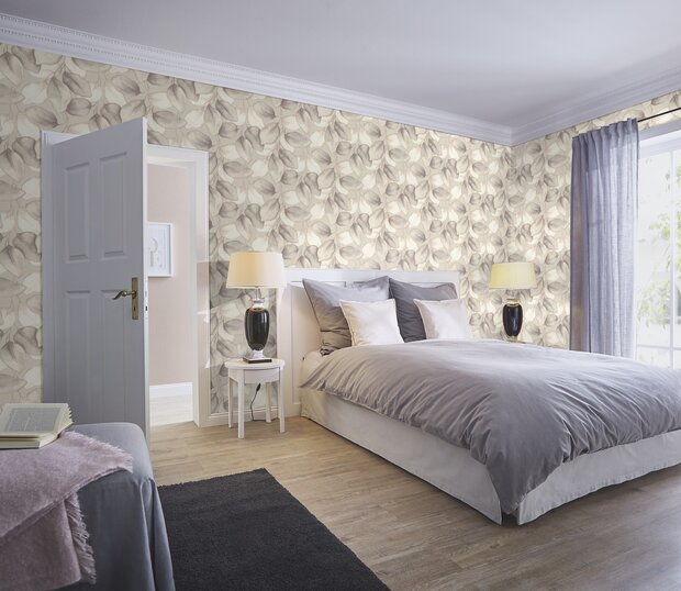 Rasch Incanto 659856 - Grijs / Wit