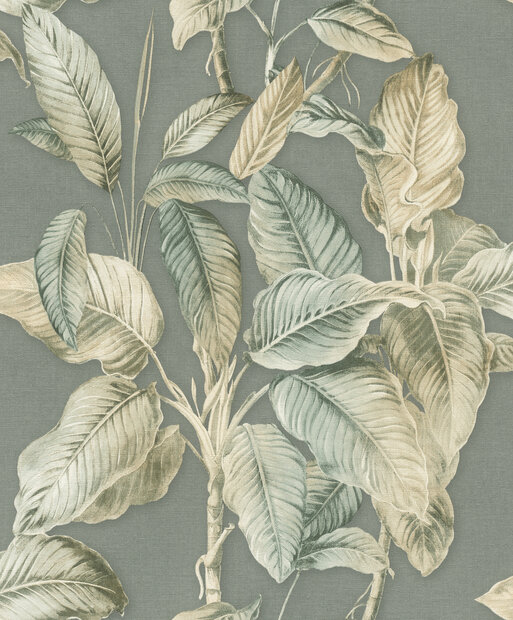 Rasch Back to Nature 571462 - Blauw / Cr&egrave;me