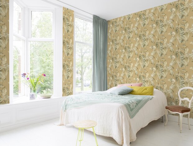 Rasch Back to Nature 571479 - Beige / Groen