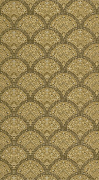 Casadeco Heritage (incl. Gratis Lijm*) HETA201192510 - Goud / Beige / Zilver