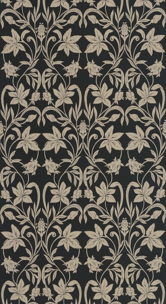Casadeco Heritage (incl. Gratis Lijm*) HETA201239371 - Beige / Zwart