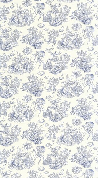 Casadeco Seaside (incl. Gratis Lijm*) SEAS201476446 - Blauw