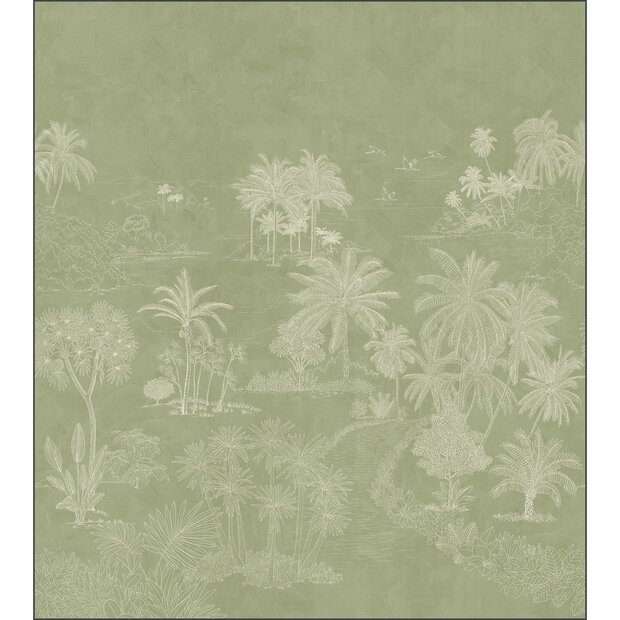 Caselio Borneo (incl. Gratis Lijm*) BORN106554001 - Groen