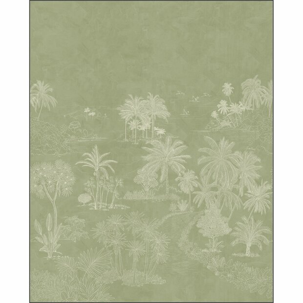 Caselio Borneo (incl. Gratis Lijm*) BORN106554002 - Groen