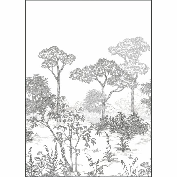 Caselio Art of Botany (incl. Gratis Lijm*) AOB106690903 - Zwart